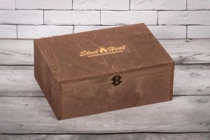 Подарочный набор SteelHeat PREMIUM BOX ZEVS + деревянная коробка + стартовый комплект