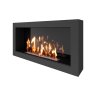 Биокамин SteelHeat WALL ONE 1100 LITE черный фото 3